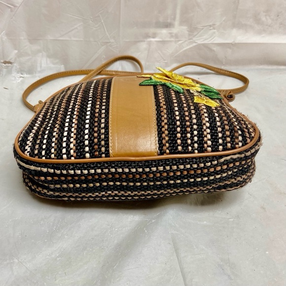 Authentic, Rare, Fendi, Small Tweed Crossbody Bag 8in x 6.5in x 2in - Picture 9 of 13